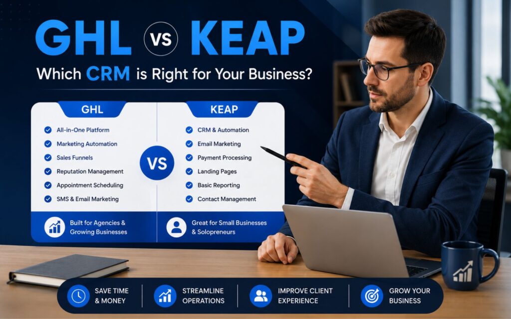 GHL vs Keap for Dental Marketing