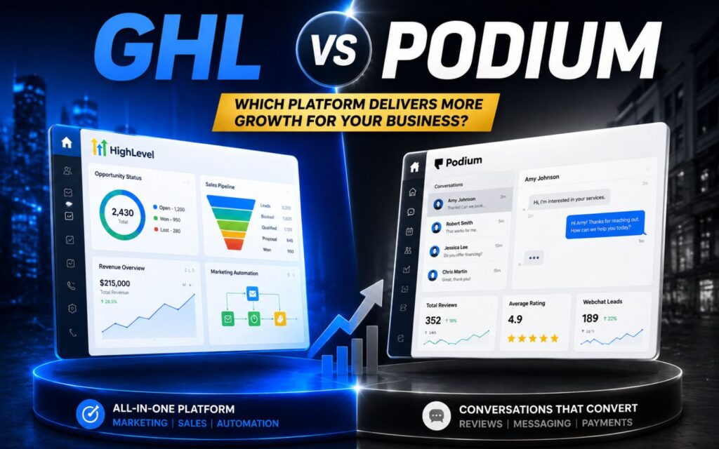 GoHighLevel vs Podium