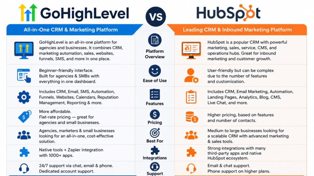 GoHighLevel vs HubSpot